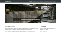 Desktop Screenshot of galiciaeditorial.com