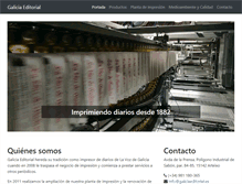 Tablet Screenshot of galiciaeditorial.com